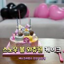 베스킨라빈스 케이크 추천 안산일동점 스노우 볼 와츄원 후기 & 가격
