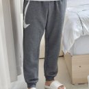 P-6404 | 나이키 써마핏 남성 조거 팬츠 | 회색 밴딩 남자 일상용 착용 후기