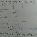 생기초 질문,,, 산화-환원 반응식의 균형 맞추기 T.T 이미지