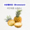 ■ 브로멜라인(bromelain)의 효능 효과 및 섭취 용량 방법 이미지