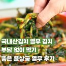 국내산김치 열무 김치 부담 없이 먹기 좋은 윤상궁 후기