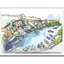 감성 어반스케치 이미지