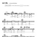 the Beatles 악보 Let It Be 이미지