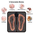 전기 EMS 발 마사지 패드, 통증 완화, 발 경혈 마사지 매트, 충격 근육 자극, 혈액 순환 개선 이미지