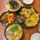 산정호수 맛집 제비집 손칼국수 육전 비빔칼국수 존맛