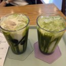 텐퍼센트커피-하동첫잎말차라떼 (오트변경&amp;초코추가) 후기