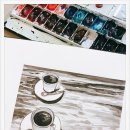 감성수채&펜드로잉 이미지