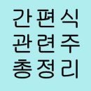 간편식 관련주 &amp; 식료품 주식 정리