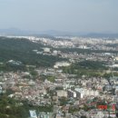 인왕산정상에서 본 이미지
