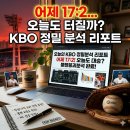 대승정보시스템 | [2026 KBO 승패 예측]오늘 야구 승패? "잠실 타격전·광주 NC 우세" 데이터가 말하는 필승 포인트