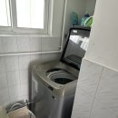 비치-그린아파트 | 다대포 몰운대 그린비치 아파트 문 떼고 세탁기 설치 후기 [세탁실 작은 아파트]