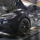 BMW F16 X6 40D ECU맵핑(ECU튜닝)&amp;팝콘사운드 위드 엔지니어링 다이노젯 섀시 다이나모 휠 마력 331마력 토크는 66k 이미지