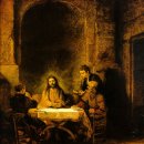 부활 팔일 축제 내 수요일 - 엠마오의 저녁식사(렘브란트) 이미지