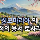 분노가 안정이 되네요. 용서의 로사리오 이미지