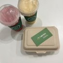 제품 후기 : 사직동 카페 라이트데이 배달의민족 후기🛒 / 부산 키토김밥, 생과일쥬스 추천🍌