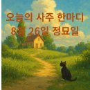 8월 26일 정묘일 운세 이미지