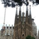 성 가족 성당(Sagrada Familia) 구엘공원(Parc Guell) Barcelona, Spain 이미지
