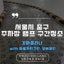 서울시 중구 주차장 램프 구간청소 꼬마클리너 작업후기!