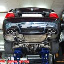 BMW E60 5시리즈 M5 타입 리어범퍼 & 듀얼커스텀 앤드 머플러 작업(BMWE60엔젤아이BMWE60HIDBMWE60도어빔BMWE60m5바디킷BMWE60그릴BMWE60m5휠BMWE60m5 이미지