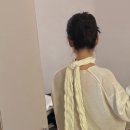 (주)진경 | 지난 주 데일리룩과 오브헤덴 와플 슬리브리스 후기 샵 레터 스무스무드 봄 신상