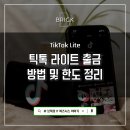 틱톡 | 틱톡 라이트 출금 후기 및 출금한도 본인인증 방법 정리