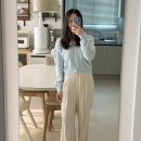 와이드픽 | 시에 릴 와이드 팬츠 후기｜세일 구매, 크림 컬러 44사이즈 착용기