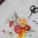 화사한 프랑스 자수 이미지