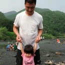 개울가 야영장 이미지