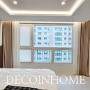 이현웰가아파트 건너 | 데코인홈 진주 커튼 이현흥한웰가 48평 고급스러운 거실 커튼