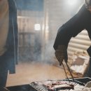 양양 | 동해 애견 동반 카라반 바베큐 캠핑장 &#39;하조스테이&#39; 숙박 A동 후기_외부편, 주차장, 바베큐, 불멍