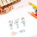 색연필 일러스트 이미지