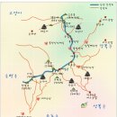 북한산 등산코스와 등산지도 이미지