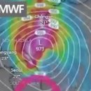 [긴급 속보 6호 태풍 &#39;카눈&#39;] 한반도 정 중앙 통과, 매우 위험 이미지