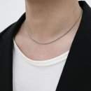 유형스틸 | 남자 목걸이 베이스클레프(BASSCLEF) 체인 써지컬 스틸 착용후기