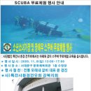 SCUBA 무료체험 행사 안내 이미지