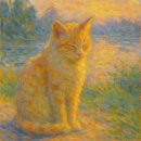 Cat garden | AI 이미지 스타일 가이드북 - 챗GPT , 미드저니