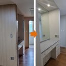 계양센트레빌 3단지 앞 | 계양센트레빌 33평 감성 인테리어 후기(13일차 붙박이&amp;화장대)