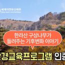 나무가 들려주는 환경이야기 이미지