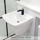 고급스러움을 더한 비앙코 타일로 시공한 욕실리모델링[대전아파트인테리어추천업체]퀸디자인하우스 이미지