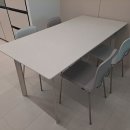 무궁화경남 | 클럽메사 식탁후기-안양 동안구 무궁화경남 : 시멘트화이트+실버