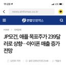 JP모건, 애플 목표주가 239달러로 상향…아이폰 매출 증가 전망 이미지