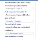 120 25/9/24 Trump signing proclamation adding $100k annual fee for H-1B vis 이미지