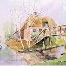 수채화 일러스트 이미지