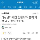 미성년자 대상 성범죄자, 공직 제한 영구→20년 &#39;단축 이미지