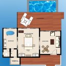 남측브릿지(좌) 화장실 | 몰디브 더 레지던스 디구라와 팔루마의 객실 카테고리 후기