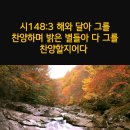 ♧시편 148 : 1~14 "할렐루야 하늘에서 여호와를 찬양하며" 이미지