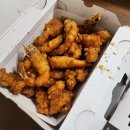 치킨매니아 왕새우치킨 왕새우허니치킨 오징어닭강정 순살 후기