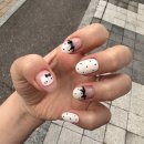 마니네일mani nail | 봉담네일 화사하고 귀여운 이달의아트 키티 nail 후기 네일숲