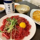 [광장시장 맛집] 진주육회 2호점 : 육회랑 빈대떡 먹고 온 주말 방문 후기