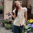 유니크장 | 여름 여성 흰 블라우스 추천🤍｜아뜨랑스·커먼유니크 3종 비교 후기｜여름 하객룩, 데이트룩